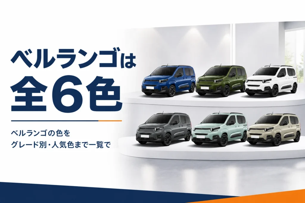 青・緑・白・グレー・淡い緑・ベージュの塗装サンプルが並ぶイメージ